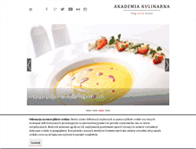 Tablet Screenshot of akademia-kulinarna.pl